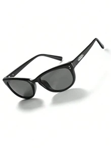 1 pereche ochelari de soare pentru femei, ochelari de soare vintage negri polarizați, pentru femei, , ieșiri în aer liber, plajă, vacanță la mare și cadou pentru familie și prieteni