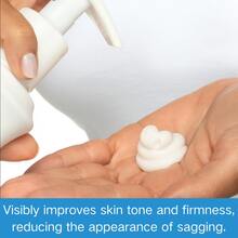 Firming Body Lotion - Instant Skin Tightening & Lifting, Boost Skin Elasticity, Provide Moisture And Firmness, Lightweight, Non-Greasy Formula Absorbs Quickly - Blue and White - View 4