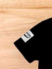 Áo thun nam in kỹ thuật số màu đen & thiết kế ngôi sao, áo thun cổ tròn polyester thường ngày, có thể giặt bằng máy - Nhiều màu - Xem 4