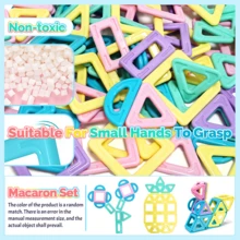 Halloween Decorative Magnetic Building Blocks Toy, Develop Hand-Eye Coordination, Creativity, And Hands-On Skills, DIY Creative Learning Educational Toy, Best Birthday Christmas Gift For Boys And Girls, Random Color (Size: 5.5cm/2.17in And 4.7cm/1.85in) - Multicolor - View 7