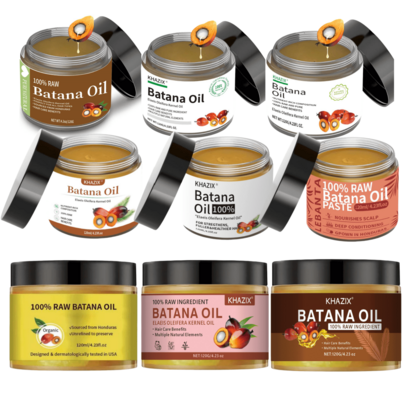 120g 洪都拉斯帕塔纳发油 - 柔顺保湿干发护发产品，适用于滋润头皮和头发护理，适合所有发质 - 4.2 盎司。