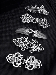 Yanxyad Vintage Brooch Clips Cardigan Collar Shawl Clips Pins Cloak Clasp Clothing Brooches For Women, Waist Cincher Clips Brooch Clips For Clothing Dress Shirt Scarf & Gifts