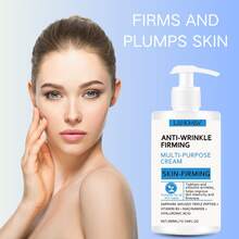 Firming Body Lotion - Instant Skin Tightening & Lifting, Boost Skin Elasticity, Provide Moisture And Firmness, Lightweight, Non-Greasy Formula Absorbs Quickly - Blue and White - View 2