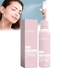 Spray identificador de cabello, spray identificador de cabello para el afeitado facial y el dermaplaneo, herramientas para el cuidado de la piel de las mujeres, vello suave, optimiza el vello facial, 4 onzas líquidas - Rosa - Ver 3