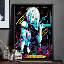 Tranh treo tường (1/3 tấm), có khung tùy chọn, tranh phong cách Anime Cyberpunk, tranh in trên vải canvas, tranh nghệ thuật, tranh vẽ trên tường, tranh không khung, tranh có khung. - Nhiều màu - Xem 29