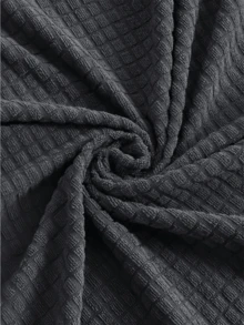 1 st soffsitsöverdrag i fleece med majskornsmönstrat tyg, halkfritt och elastiskt, damm- och smutsavvisande, husdjursvänligt, ryggstödsöverdrag för enkel-, dubbel-, trippel- och fyrdubbla säten, för alla årstider - Ljusgrå - Visa 5
