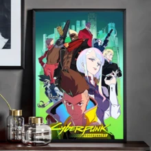 Tranh treo tường (1/3 tấm), có khung tùy chọn, tranh phong cách Anime Cyberpunk, tranh in trên vải canvas, tranh nghệ thuật, tranh vẽ trên tường, tranh không khung, tranh có khung. - Nhiều màu - Xem 24