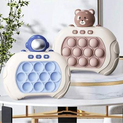 En helt ny uppsättning originella snabbspelautomater, brunbjörn som poppar och irriterande bubblor, populära elektroniska spel, 4 lägen, ljuståliga och stresståliga leksaker, presentaskar för vuxna och tonåringar (vissa tillbehörsstilar och färger är slumpmässiga), julklappar, populära leksaker som slår mullvad, påskfestleksaker och presenter