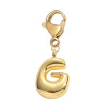 Bubble Letter Cute Necklace Pendant, Bag Pendant - Lucky Crystal Pendant, Letter A-Z, Shiny Alloy Bag Backpack Pendant - Perfect Gift For Birthday And Special Occasions, Keychain Ring Bag Backpack Pendant Car Pendant Gift For Women And Girls, Wallet And Handbag Accessories