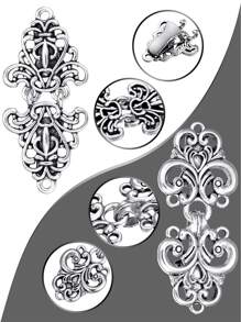 Yanxyad Vintage Brooch Clips Cardigan Collar Shawl Clips Pins Cloak Clasp Clothing Brooches For Women, Waist Cincher Clips Brooch Clips For Clothing Dress Shirt Scarf & Gifts