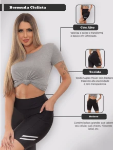Women Sports Shorts - Black - View 2