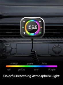 REMAX Mini ricevitore Bluetooth con microfono HD, plug and play, adatto per auto/casa/ufficio, funzione FM/AUX, adattatore senza fili multifunzione, si collega ad auto, TV, computer, altoparlanti e cuffie, compatto e portatile, senza configurazione richiesta, chiamate hands-free, accessori per auto, accessorio auto pratico - C81 - Visualizzare 5
