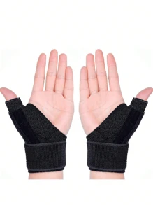 Estabilizador de pulgar y muñeca reversible, para alivio del dolor de pulgar de BlackBerry, dedo en gatillo, artritis, tendinitis, esguince y síndrome del túnel carpiano, ligero y transpirable