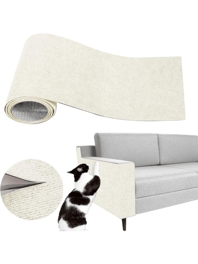 Cat Scratch Couch Furniture Protector, Cat Scratching Mat, Cuttable Cat Scratcher, Adhesive Cat Scratch Pad Deterrent For Furniture, DIY Climbing Cat Scratcher Couch Protector From Cat Claws Scratching For Indoor