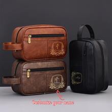 1 pieza Regalo personalizado para padrinos, neceser personalizado para hombres, neceser de viaje personalizado, regalo de aniversario para él, regalo de Navidad para hombres, regalo del Día del Padre, regalo de cumpleaños para papá - Ver 4