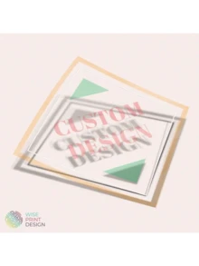 32-1000 piezas Etiquetas adhesivas transparentes personalizadas a prueba de agua con formas redondas, rectangulares, cuadradas y especiales, actividades artísticas para niños - Pegatinas transparentes personalizadas - Ver 37