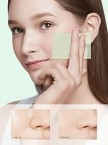 100 Men's And Women's Portable Extraction Oil Absorbing Paper, Oil Control, Pore Reduction, Refreshing Facial Oil Absorbing Sheet