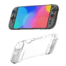 TPU Protective Silicone Case + Joystick Cap, Suitable For Nintendo Switch 2 Console Soft Shell Anti-Drop Protective Case Accessories [Support Docking Station] - White - View 9