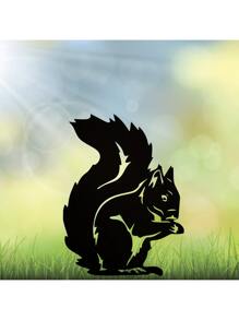 CIFbuy 1pc Garden Decor Animal Outdoor Metal Cute Animal Gardening Ornaments Yard Metal Art Backyard Lawn Decoration Zoo Garden, Suitable For Garden, Garden, Garden Decoration, Holiday Necessities, Birthday Decoration, Century-Old Paint Craftsmanship, High-Quality Materials, Easy To Install, Christmas Decoration