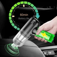Wireless USB Charging Small Handheld Vacuum Cleaner, Portable Car Vacuum Cleaner Charging Handheld Car Vacuum Cleaner For Car Wireless Dust Collector Cyclone Vacuum Cleaner Wireless Vacuum Cleaner