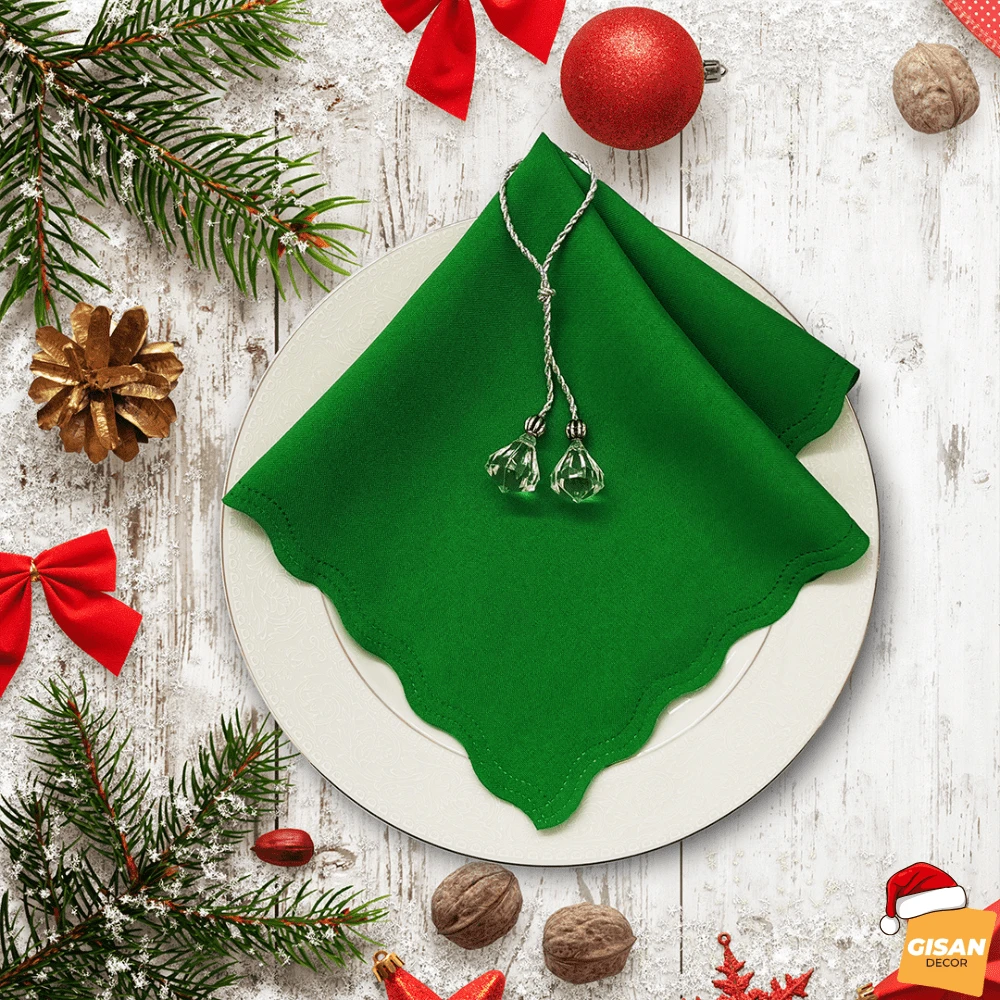 Table Napkins - Green - View 1