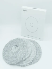 Original Vacuum Robot Mop, 2nd Generation - Suitable For Dreame S10+, S10Plus, L10Plus, L10S Ultra, W10S, L20, X20, L30, X30, L40, X40, X50, Mijia Omni Mop B101CN, Omni Mop 2 C102CN, X10+, B101GL, X10plus, S10+, S10plus, S10Plus, B105, 3S B108CN, C101, M30, D102, X20 Pro D102GL, X20 Max D109GL, M30S D103CN, Mova G30 Pro/G30 Ultra, E30 Ultra Parts Robotic Vacuum Cleaner Mop Cloth - Grey - View 3