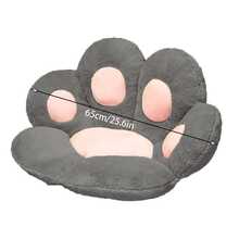 1 Stück Cartoon Bärenpfoten Halbumwickeltes Kissen, Bürositzkissen, Katzenpfotenkissen, Heimdekoration, Weihnachtsdekoration Feiertags-Kissen Kissen für Zuhause Stuhlkissen Stuhl Stuhlkissen Bürostuhl Gaming-Stuhl