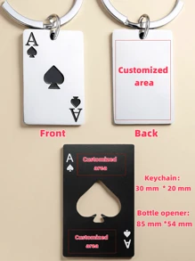 Personalized Bottle Opener,Poker Gift,Poker Bottle Opener,Party Favor,Casino Poker Card,Groomsman Proposal Gift,Ace Of Spade,Best Man Gifts, Groomsmen Gifts ,Hen Party Accessories,Gifts For Boyfriend,Save The Date Wedding