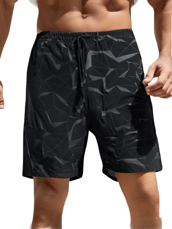 Men's Casual Sports Outdoor Shorts, Fashion Versatile For Hiking, Cycling, Running, Boyfriend Style, Spring/Summer
