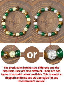 Bracelet Mara de prospérité et d'abondance encourageant le succès, la force personnelle, le soulagement du stress et la guérison. Cadeau de bijoux