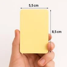 Pack mit 200 leeren Papierkarten, 8,5 x 5,5 cm Karteikarten, bunte Lernkarten, leere Karten zum Gestalten, Visitenkarten, Papier, DIY Geschenkkarten, Vokabelkarten, Spielkarten (6 Farben), Schulmaterial