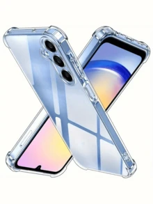 1 pièce Coque de téléphone transparente anti-chute, compatible avec la série /Apple, coque de protection de téléphone transparente, coque de téléphone, protecteur de téléphone, coque de téléphone, coque de téléphone, coque de téléphone anti-chute aux quatre coins, coque de téléphone transparente, coque de téléphone minimaliste, coque de téléphone couleur unie, coque de téléphone transparente, coque de téléphone en TPU, coque de téléphone anti-chute (anti-chute de niveau militaire) - Transparent - Voir 3