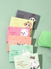100 Men's And Women's Portable Extraction Oil Absorbing Paper, Oil Control, Pore Reduction, Refreshing Facial Oil Absorbing Sheet