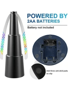 Mosquito Repellent Fan, Physical Repellent Of Mosquitoes - Flies - Insects, Can Be Placed On The Table Or Hung For Use, Suitable For Kitchen, Restaurant, Home, Picnic And Barbecue, Excellent Mosquito Repellent Fan (2 AA Batteries Required For Installation), Kitchen, Mosquito, Mosquito Repellent, Mosquito Protection, Garden, Mosquito Net, Technical Fan, Camping, Mosquito Repellent, Mosquito Protection, Festival Essential - Multicolor - View 8