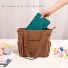 1Piece Crochet Hook Case Empty - Foldable Crochet Hook Organizer - Crochet Hook Holder For Knitting & Crochet Supplies - Knitting Accessories, Crochet Accessories Crochet Accessories Kit For Lovers & Beginners Gift To Friends And Family Members. - Multicolor - View 7