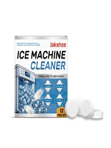 jakehoe Ice Maker Cleaning Tablet, Gentle Home Use Descaling & Deodorizing Ice Maker Cleaning Tablet