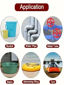 10/20pcs Strong Adhesive Repair Patch Set, Suitable For Inflatable Products-Suitable For Swimming Pools, Trampolines, Air Mattresses And Buoys On The Ground.