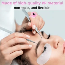 Anillos con forma de corazón para extensiones de pestañas - Portador de pegamento para pestañas 50/100/200/300 piezas, taza para abanico de volumen para suministros de extensión de pestañas