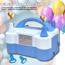 AOYI 1 Pc Electric Air Balloon Pump, 600W Portable Dual Nozzle Electric Balloon Inflator For Christmas Birthday New Year Wedding Party Decoration - EU C Type Plug(220-240V) - View 11