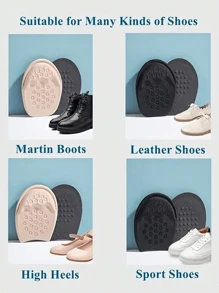 Forefoot Inserts Anti-Slip Sole Pads Shoe-Size Reducing Padding Pain-Reducing Insoles For High Heels