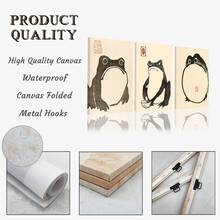 3 Cái/bộ Unframed Vintage Ếch Poster Phong Cách Nhật Bản Xấu xí Dễ Thương Cóc Dễ Thương Nghệ thuật treo tường Trang trí Hình Ếch Hình Con Ếch Matsumoto Hoji Cóc, Tác Phẩm Nghệ Thuật Cổ Điển Tranh Treo Tường Làm Quà Tặng, Phòng Khách Hiện Đại, Văn Phòng Nghiên Cứu Tranh Trang Trí Tường, Trang Trí Phòng Tối Giản, Trang Trí Nhà & Văn Phòng, Chống Thấm Nước - Đen và vàng - Xem 11