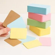 Pack mit 200 leeren Papierkarten, 8,5 x 5,5 cm Karteikarten, bunte Lernkarten, leere Karten zum Gestalten, Visitenkarten, Papier, DIY Geschenkkarten, Vokabelkarten, Spielkarten (6 Farben), Schulmaterial