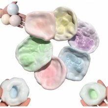 1/2/4/8 PCS Stress Relief Sand Glutinous Balls, 2025 New Adult Squeeze Ball Toy, Anxiety Relief Stress Ball Portable Shapeable Ball Squeeze Toy, Handmade Ball Adult Stress Relief Toy - Multicolor - View 1