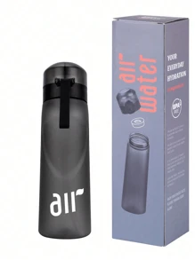 1pc Sports Water Bottle, Outdoor Sports Creative Water Cup , Suitable For Fitness And Outdoor Sports, Fashionable Drinking Water Bottle, Birthday Gift - Without Flavor Ring