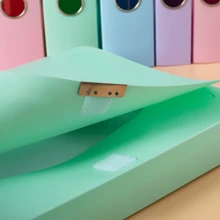 zhiquanqihan 2pcs Thick Morandian File Boxes, Document Info Boxes, A4 File Folders Boxes, Accounting Voucher Boxes, Plastic & Paper Contract File Boxes, Resume Forms, Personnel File Organization And Storage Boxes, Large Capacity Office Supplies Label Boxes, Back To School, School Supplies