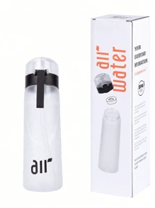1pc Sports Water Bottle, Outdoor Sports Creative Water Cup , Suitable For Fitness And Outdoor Sports, Fashionable Drinking Water Bottle, Birthday Gift - Without Flavor Ring