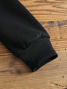 Rock Band Sweatshirt Flannel Unisex Men Women Hooded Cold Weather Sweatshirt 75% Cotton Premium Top Streetwear New Release Immediate Shipping - màu đen - Xem 4