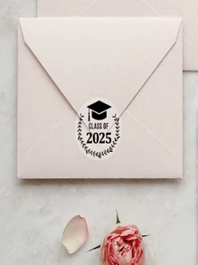 5 Stücke/10 Stücke Abschluss Sticker, Abschlussjahrgang 2025, Glückwunsch an die Absolventen, silberfarbene Foliensticker, Metallische Folienverschlüsse, Abschluss Sticker, Abschluss Etiketten, Abschlussfeier (Abschlussjahrgang 2025 - Silberfolie)