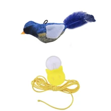 Simulated Bird Cat Toys, Interactive Plush Talking Bird Toy For Cats ,Kitten ,Gatos,Flying Flapping Bird Cat Toy, Indoor Cat Sports Interactive Bird Toy