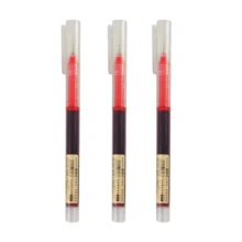 1/3/6/10/12/30支装直头液体圆珠笔速干测试签名凝胶笔0.5mm黑色蓝色墨水学校办公圆珠笔文具学校走珠笔 - 預設 - 查看 14